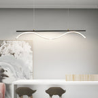 Linear Wave Design LED 1-Light Island Light - 47'' L