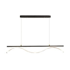 Linear Wave Design LED 1-Light Island Light - 47'' L