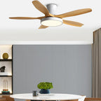 Living Room Ceiling Fan with Lights Modern Silent Inverter Lamp