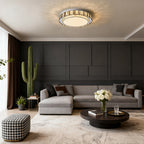 LED Light Fixtures Flush Mount Luxury Crystal Lamp