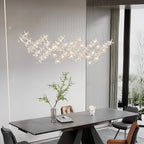 Rock Crystal Chandelier Italian Flower Island Light
