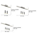 Long Circular Three Step Dimming LED Modern Ceiling Light Fixture Hanging Lamp