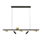 5/7 Spotlights White Long LED Linear Lights Nordic Three Step Dimming Pendant Light