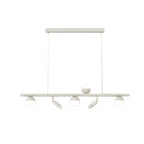 5/7 Spotlights White Long LED Linear Lights Nordic Three Step Dimming Pendant Light