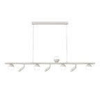 5/7 Spotlights White Long LED Linear Lights Nordic Three Step Dimming Pendant Light