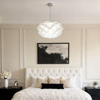 Lotus Flower Pendant Light Nordic LED White Ceiling Light