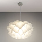 Lotus Flower Pendant Light Nordic LED White Ceiling Light