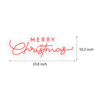 Luminous Merry Christmas Letters Acrylic Panel Personalized LED Sign