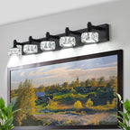 Crystal Bathroom Vanity Light Modern Luxury Iron Lamp