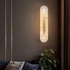 Gold Wall Light Modern Luxury Brass Cloud Stone Light
