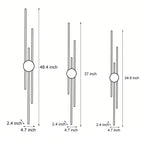 Modern Linear Wall Sconce Minimalist LED Integrated Light