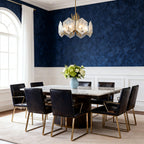 Gold Geometric Chandelier Vintage Artistic Stunning Ceiling Light