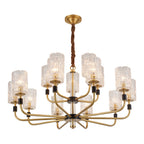 Luxury Chandelier Modern Minimalist Luxury Copper Glass Ceiling Light