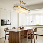 Industrial Modern Chandelier Full Copper Luxury Ceiling Light