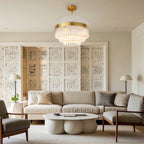 Industrial Modern Chandelier Full Copper Luxury Ceiling Light