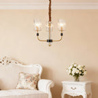 Luxury Chandelier Modern Minimalist Luxury Copper Glass Ceiling Light