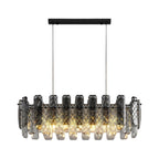 Contemporary Crystal Chandeliers Eye-Protecting Ceiling Light