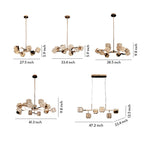 Luxury Chandeliers Crystal Modern Cube Ceiling Light