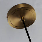 Luxury Copper Glass Jar 1-Light Wood Pendant Light Ceiling Hang Fixture Cork Diamond Glass Suspended lights