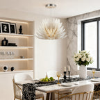 Deco Chandelier Luxury Stainless Steel Glass Ceiling Lights
