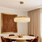 Gold Chandelier Crystal French Minimalist Ceiling Light