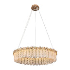 Gold Chandelier Crystal French Minimalist Ceiling Light