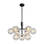 Luxury Modern Chandeliers Solid Copper Glass Ceiling Light