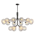 Luxury Modern Chandeliers Solid Copper Glass Ceiling Light