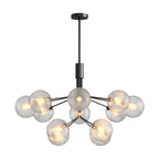 Luxury Modern Chandeliers Solid Copper Glass Ceiling Light