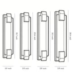 Luxury Modern Wall Lights Living Room LED Linear Crystal Lamp