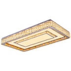 Flush Mount LED Light Fixtures Modern Luxury Crystal Lamp