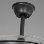Black Ceiling Fan with Lights Remote Control Stylish All-Copper Lamp