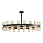 Luxury Crystal Chandeliers American Copper Ceiling Light