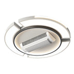 Bladeless Ceiling Fans With Light Full Spectrum LED Fan Lamp