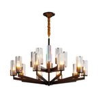 Candle Chandeliers American-Style Luxury Ceiling Light