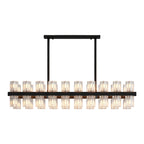 Luxury Crystal Chandeliers American Copper Ceiling Light