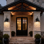 Matte Black Gooseneck Light Industrial Outdoor Light