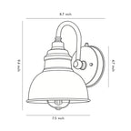 Matte Black Gooseneck Light Industrial Outdoor Light