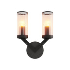 Double Sconce Wall Light Nordic Glass Pure Copper Lamp