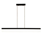 Modern Aluminum Acrylic Pendant Lights Elongated Linear Ceiling Lights