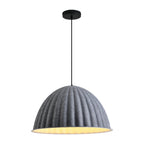 Gray Pendant Light Creative Pumpkin-Shaped Felt ceiling lights