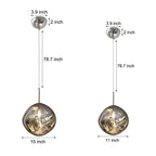 Melt LED Pendant Light Acrylic Art Floating Ceiling Light