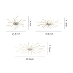 Metal Ceiling Fan with Light Iron Body Industrial Fan Light