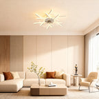 Metal Ceiling Fan with Light Iron Body Industrial Fan Light