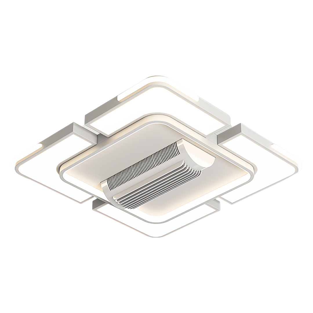 Bladeless Ceiling Fans With Light Full Spectrum LED Fan Lamp