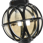 Metal Orb Pendant Light Globe Moisture Proof Outdoor Ceiling Light