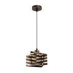 Metal Ribbon Pendant Light Vintage Industrial Style Ceiling Light