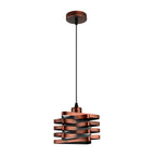 Metal Ribbon Pendant Light Vintage Industrial Style Ceiling Light