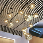 Metal Shade Pendant Light Modern Geometric Ceiling Light