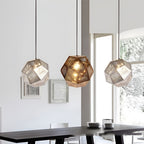 Metal Shade Pendant Light Modern Geometric Ceiling Light
